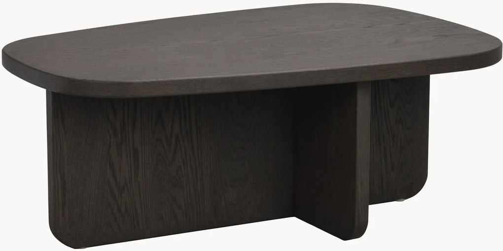 Tavolino ovale in legno Billings