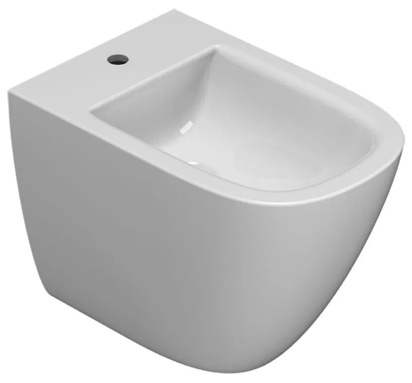 Ceramica Globo Stockholm Multi Bidet filo parete a pavimento in ceramica Bianco Opaco