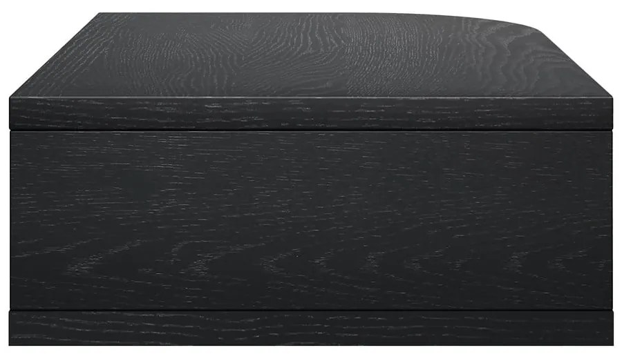 Comodino nero con effetto rovere Farsta – Woodman