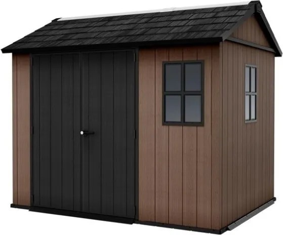 Casetta Da Giardino In Resina Newton Plus 759/975 Effetto Legno Keter
