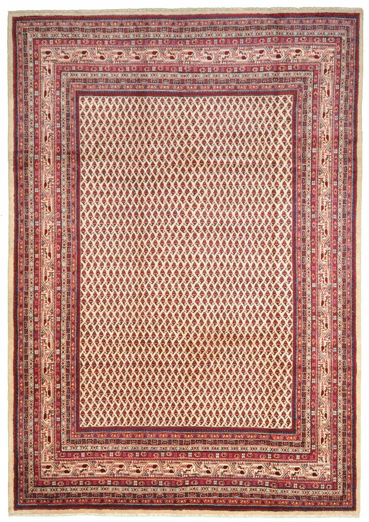Mir Tappeto persiano 320x220 Beige (Iran) Annodato A Mano