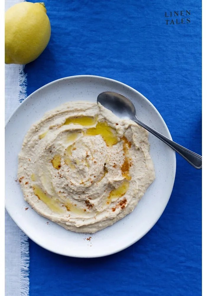 Runner da tavola in lino 40x150 cm French Blue - Linen Tales