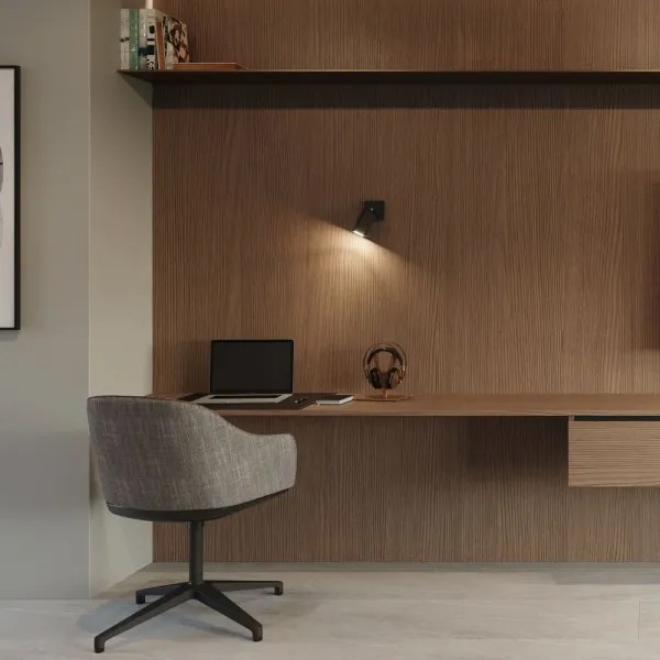 Sollux SL.1049 - Faretto da parete RING 1xGU10/10W/230V nero