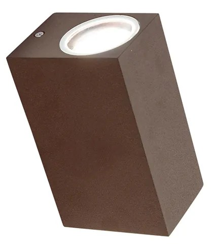 Set di 4 applique marrone ruggine 2 luci IP44 - Baleno I