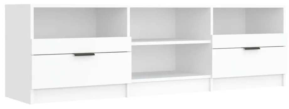 Mobile porta tv bianco 150x33,5x45 cm in legno multistrato