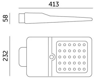 Lampione stradale solare a LED con sensore STREET LED/15W/7,4V 4000K IP65 5400 mAh