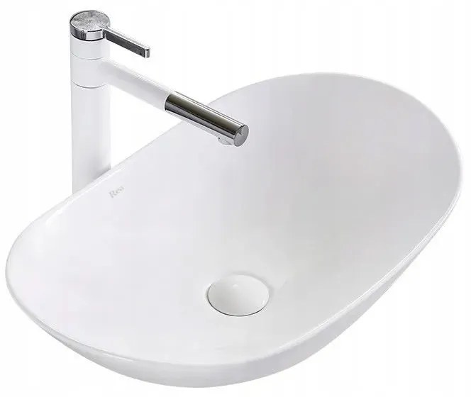 Lavabo da appoggio Rea Royal 60
