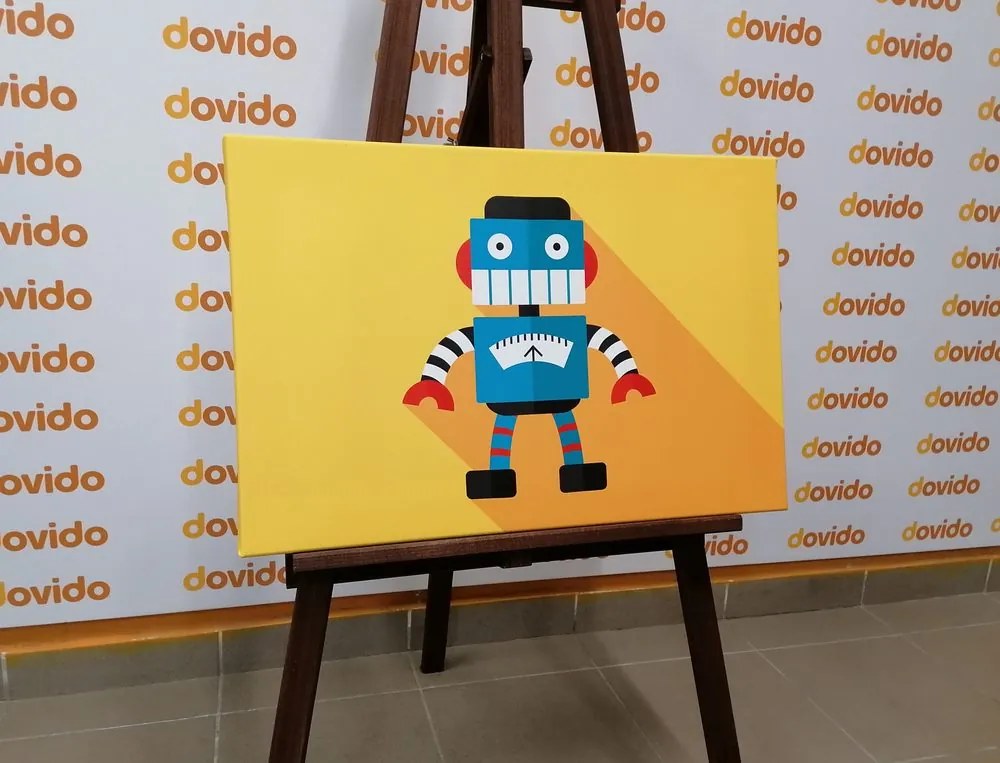 Stampa su tela – Robot allegro
