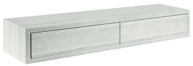 Mensola a muro Leg-dobble SPACEO rettangolare in mdf L 87.5 x P 23.7 cm rovere sbiancato