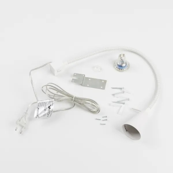 Lampada LED con clip 1xGU10/4,7W/230V bianca