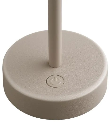 Nordlux - Lampada da tavolo ricaricabile dimmerabile ELLEN LED/2,8W/3,7V IP44 be