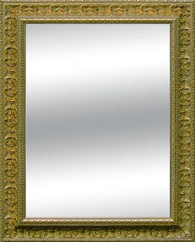 Specchio rettangolare in legno oro 97 x 137 cm