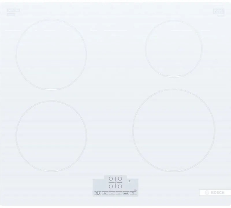 Bosch Pue612bb1e Piano Cottura A Induzione 60cm Senza Profili 4 Zone Cottura Colore Bianco
