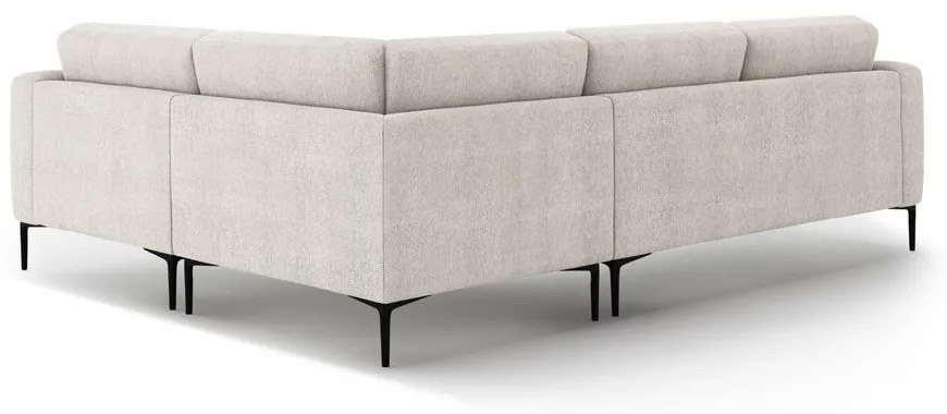 Divano angolare beige (con penisola a destra/a L) Bemy – Micadoni