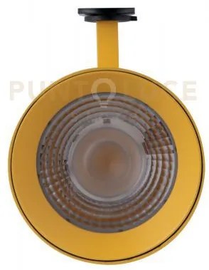 Faro binario led kone giallo in alluminio 24w 2365lm 4000k 22,4x13x...