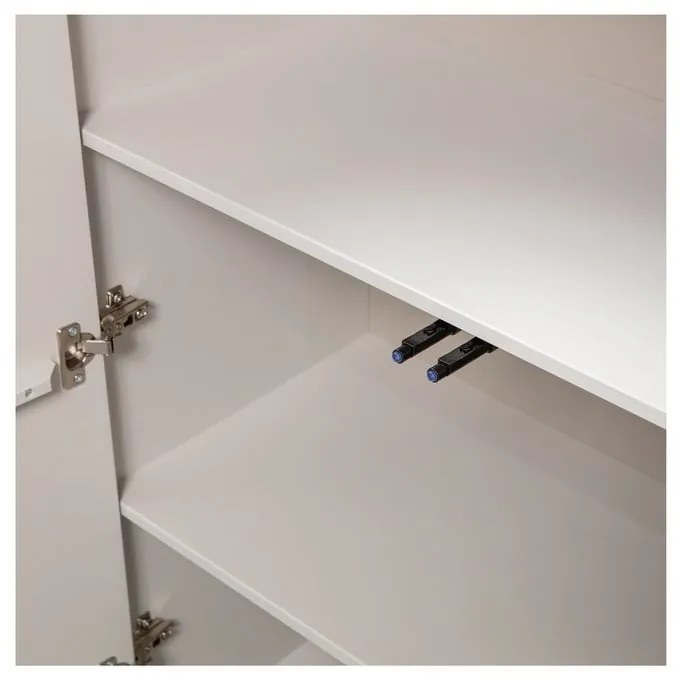 Mobile in legno di pino grigio chiaro 85x135 cm Cadiz - WOOOD