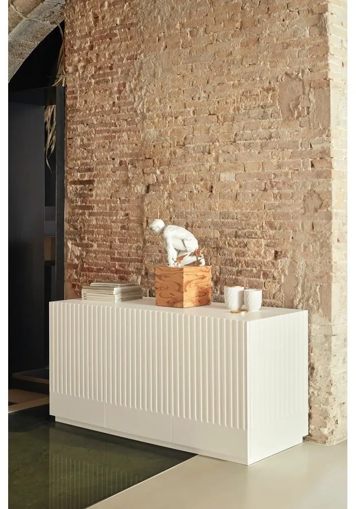 Cassettiera bianca , larghezza 150 cm Doric - Teulat