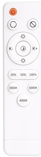 Lampada da soffitto LED dimmerabile IRINA LED/48W/230V con telecomando