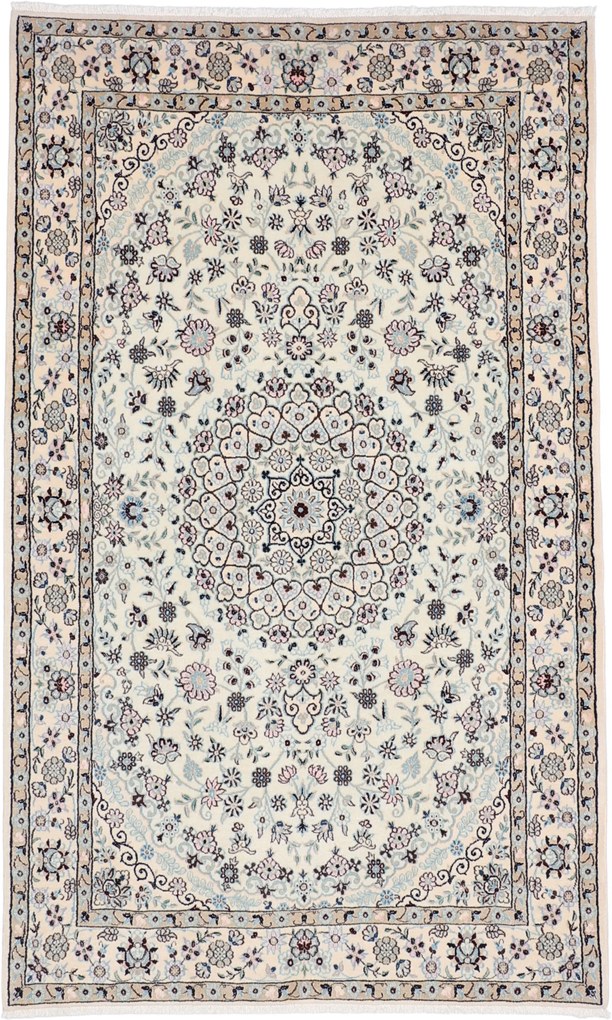 Nain Tappeto persiano 220 x 130 (Iran) Annodato A Mano