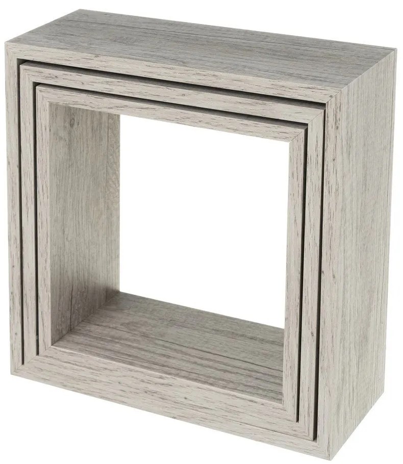 Mensole grigie in set da 3 - Casa Selección