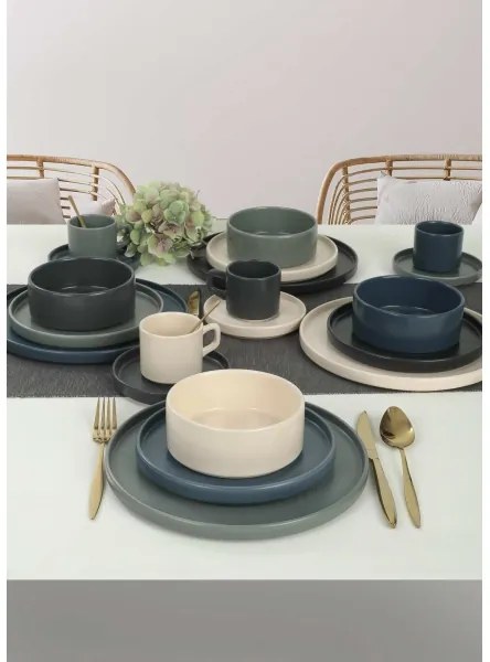 Set da tavola 20 pezzi multicolore in gres