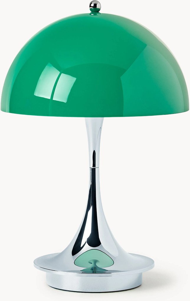 Lampada da tavolo portatile a LED con luce regolabile Panthella 160, Design Verner Panton