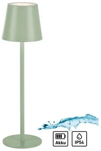 Leuchten Direkt 19250-43 - LED Lampada ricaricabile da esterno EURIA LED/3W/5V IP54