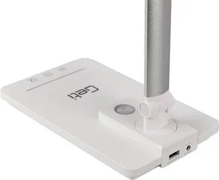 Lampada da tavolo LED dimmerabile USB 9W 230V 3000K/4000K/5500K bianco