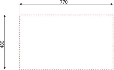 Lavello Cucina Da Appoggio In Acciaio Inox 79x50 Cm 1 Vasca Destro