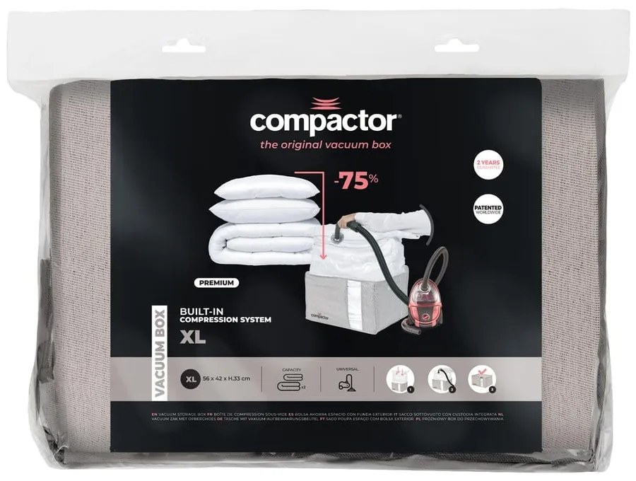 Cassetta di compressione grigia, 210 l Oxford - Compactor