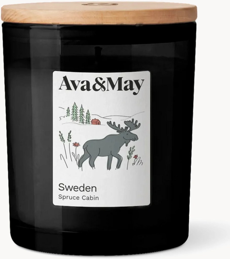 Candela profumata Sweden (muschio, legno di cedro e legno di sandalo)