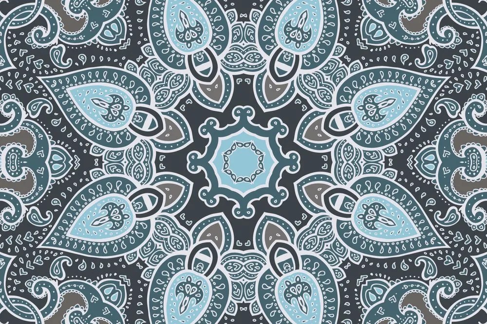 Carta da parati – Mandala con motivo indiano