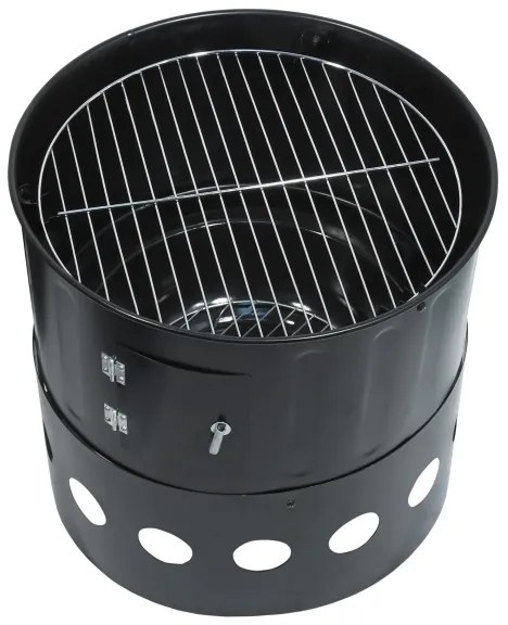 Affumicatoio a carbone 3in1 nero