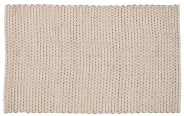 Tappeto Bianco Naturale 70 % cotone 30 % Juta 160 x 230 cm