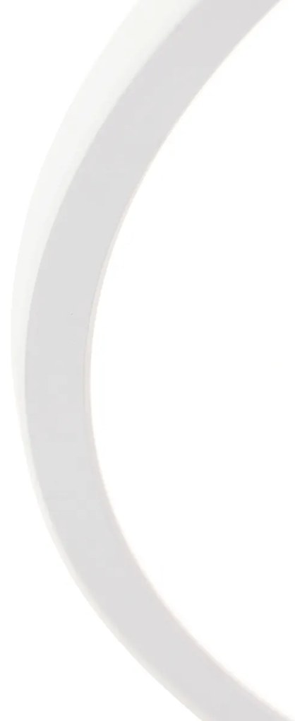 Plafoniera intelligente bianca 29,5 cm con LED RGBW IP54 - Siem