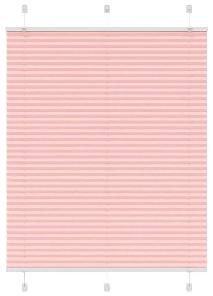 Tenda Plissettata Rosa 105x150 Cm Larghezza Tessuto 104,4 Cm /
