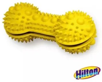 Giocattoli per cani Hilton Flax Rubber Giallo Caucciù (1 Pezzi)