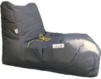 Poltrona pouf da esterno grigio