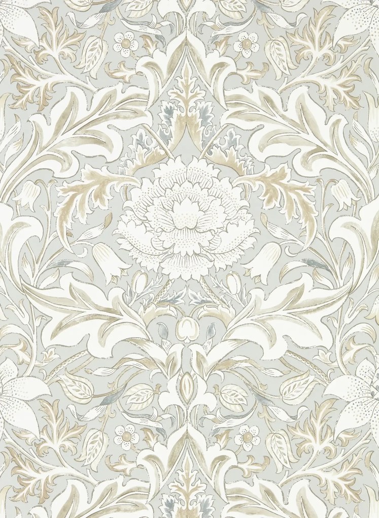 Morris & Co Carta da parati Simply Severn - Dove