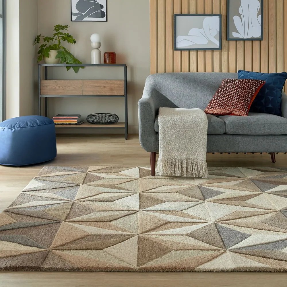 Tappeto in lana beige 160x230 cm Reverie - Flair Rugs