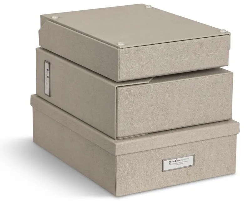 Organizzatori di documenti in cartone in set da 5 Holger - Bigso Box of Sweden