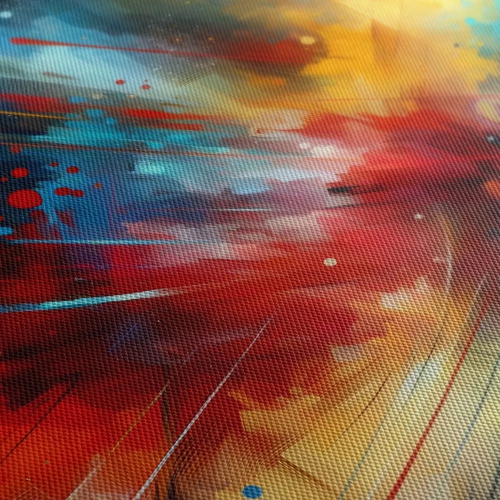 Quadro su tela – Universo colorato in movimento