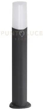 Paletto pou-53 colore nero  h.50cm 1 luce attacco e27 ip44