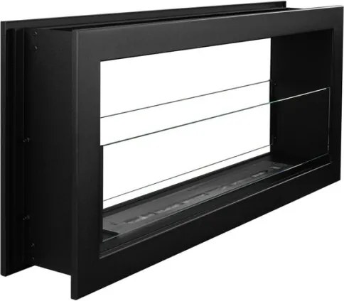 Camino a bioetanolo da incasso bifacciale biocamino 2 lati 90x40 cm MONTEFALCO 90