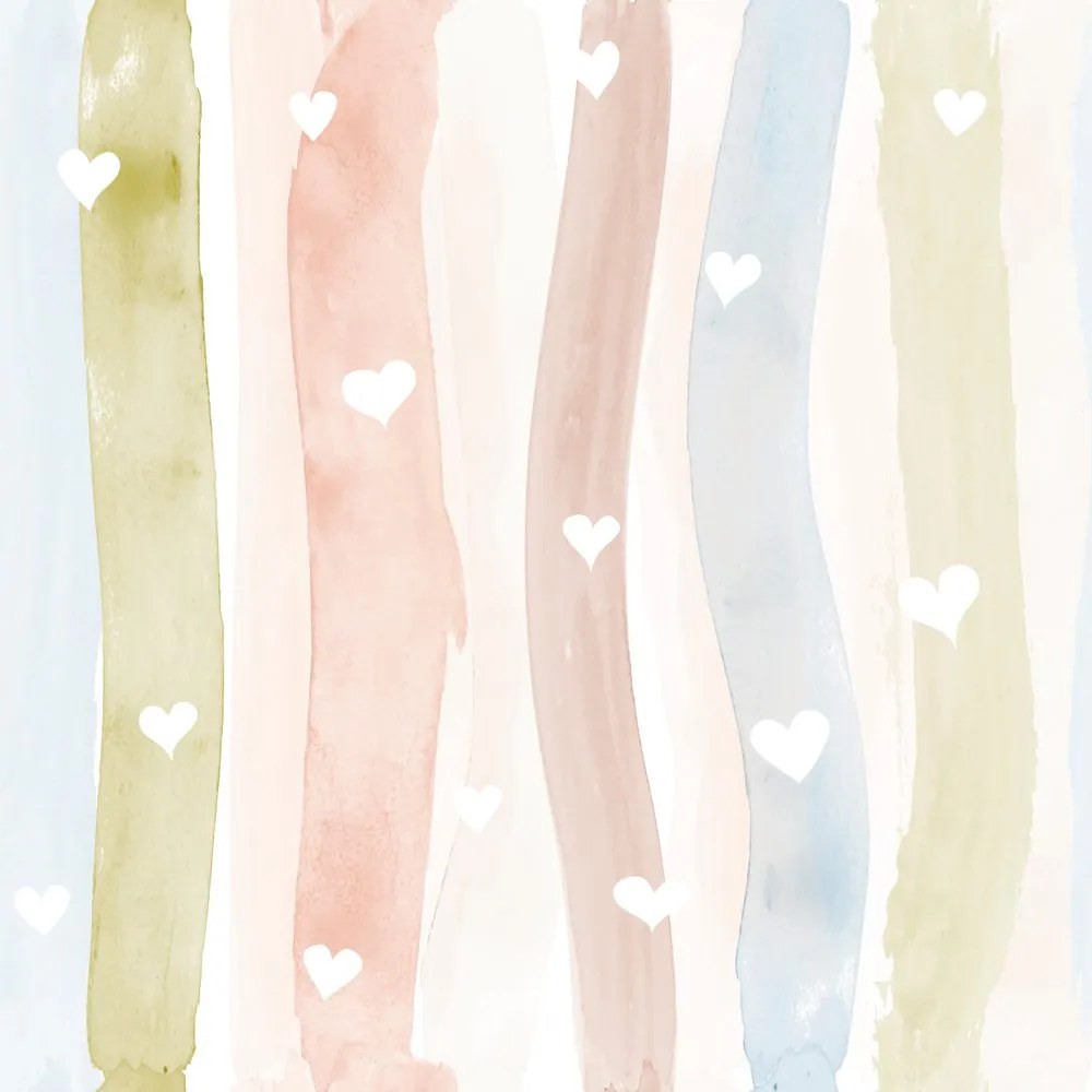 Carta da parati – Arcobaleno pieno d'amore