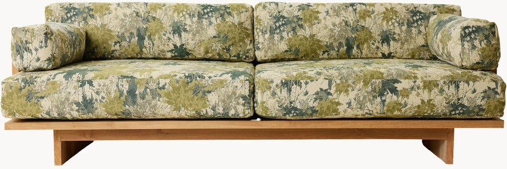 Divano da giardino in legno di teak Botanical