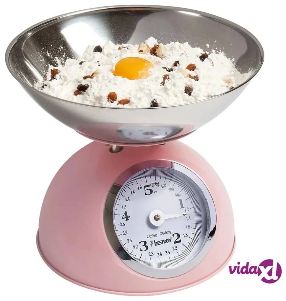Bestron Bilancia da Cucina Rosa DKW700SD