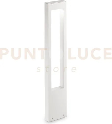 Vega paletto ip44 1 luce attacco g9 bianco 80cm