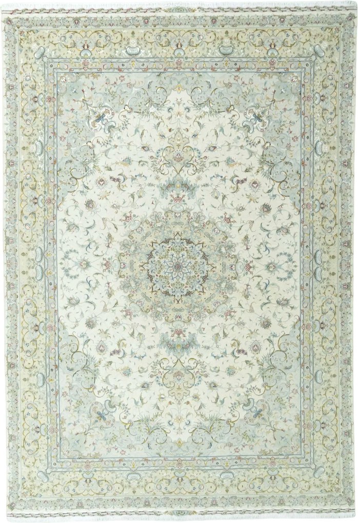 Tabriz Tappeto persiano 240x350 Beige (Iran) Annodato A Mano