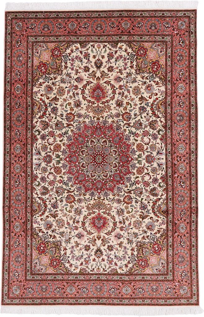 Tabriz Tappeto persiano 200x300 (Iran) Annodato A Mano